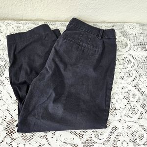 Talbots Perfect Skimmer Black Capris